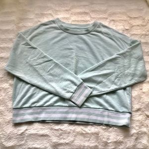 Mossimo Mint green cropped shirt:)